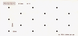 Lochanteil: ca. 1,4%/qm