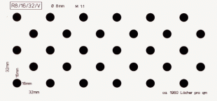 Lochanteil: ca. 9,9%/qm