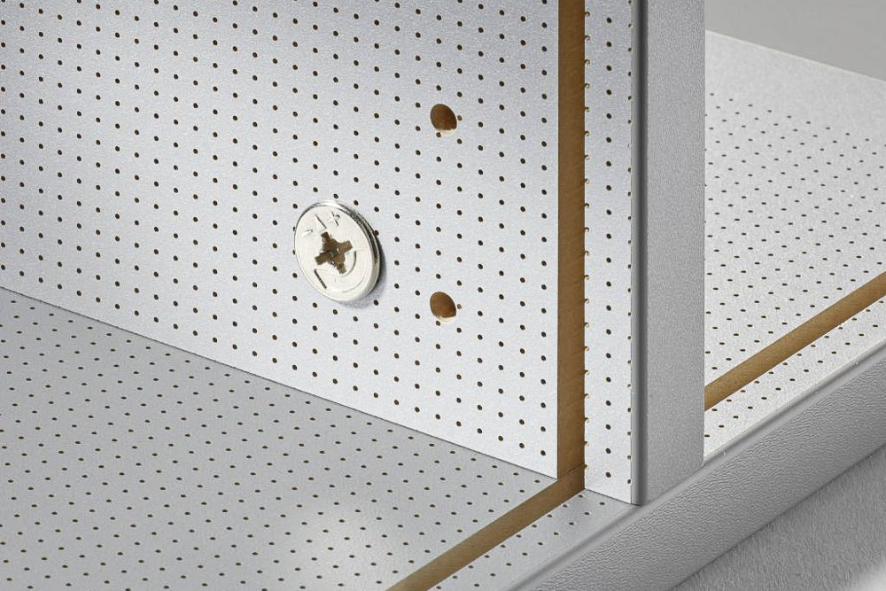 MDF Melaminharzbeschichtete Konstruktion im Detail