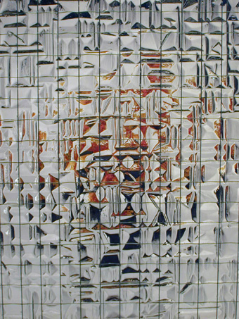 Drahtornament Abstracto 187 weiss